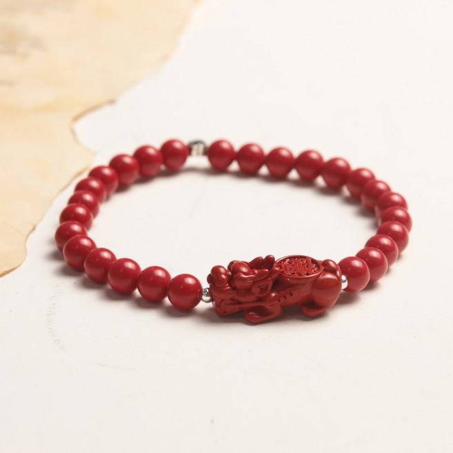 3A급 비휴팔찌 은비휴 호안석 황금호안석 경면주사 오닉스