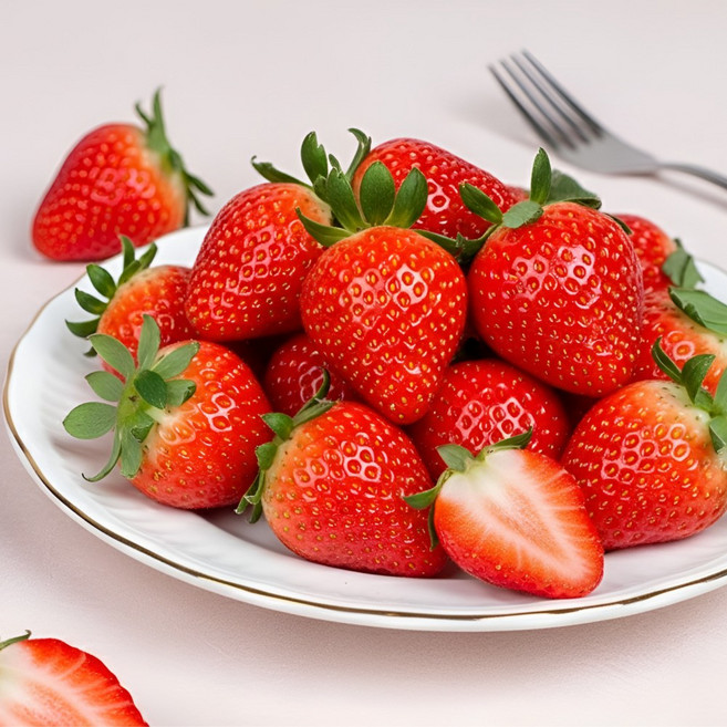 스윗쿡 과일앤 GAP인증 논산 설향 딸기, 1개, 700g 중과(40~42구)