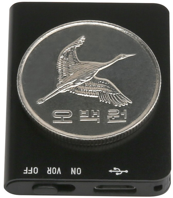 디큐브 슬림 초소형 녹음기 고품질 노이즈 캔슬링 음성 녹음 + OTG젠더, 슬림 레코더 16GB