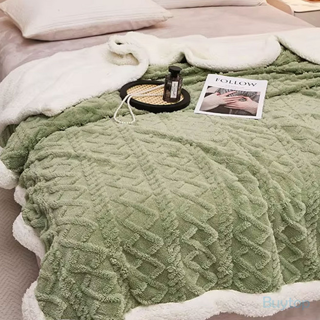 양털담요 이불 두꺼운 대형 담요 겨울 극세사 담요 캠핑 담요