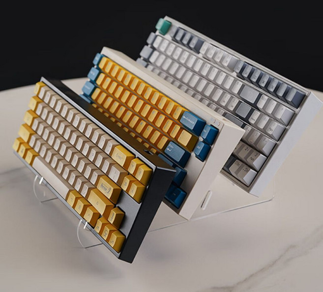 비바숨 아크릴 키보드 거치대 3단, 1개, 투명