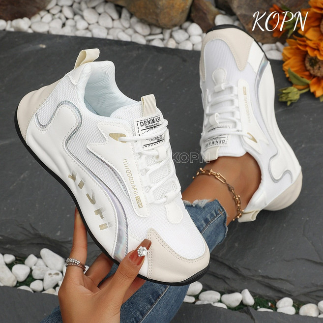KOPN 라지 여성 신발 운동화 여성 통기 패션 캐주얼화 저가형 아웃도어 스케이트보드 신발 대박
