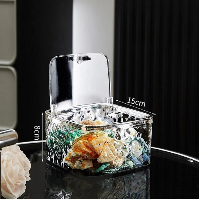 콤피라움 원터치 다용도 캡슐세제 캡슐커피 소품 보관함 탕비실 홈카페, 1개, C-크리스탈패턴 중