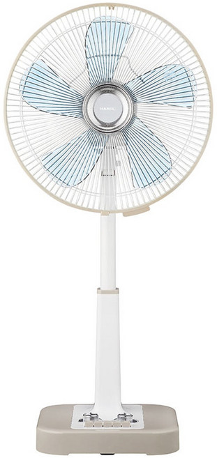 한일 35cm 기계식 레트로 스탠드 선풍기 REF-464 베이지, 단일상품(쿠키베이지)