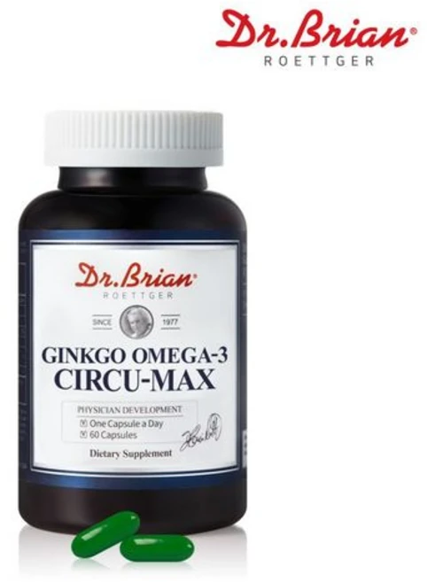 닥터브라이언 징코 오메가 - 3 써큐맥스 72g, 1개, 60정 - 쿠팡