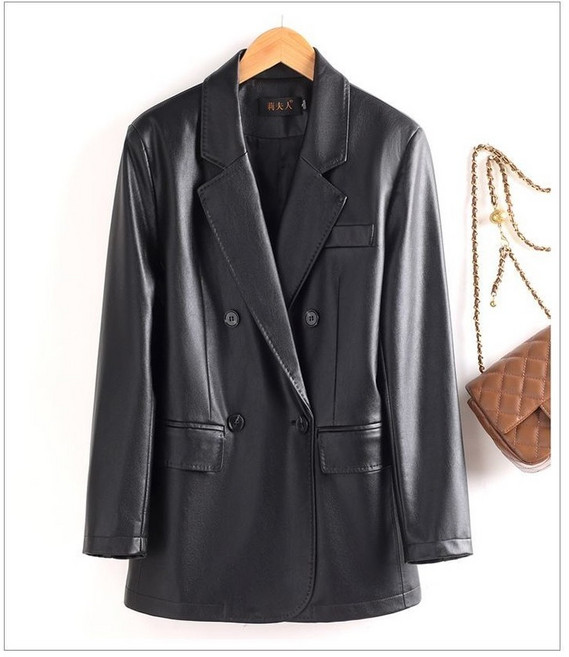 JoYouth 여성 정장 양가죽 자켓 S~XL