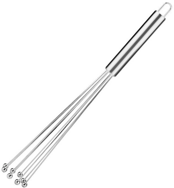 스텐 구슬거품기 26cm 계란거품기 휘퍼, 1개, 혼합색상