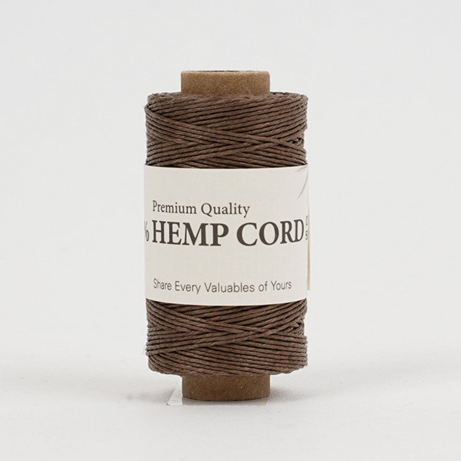 쎄비 헴프코드 0.7mm 마크라메 팔찌실 매듭공예, 8.브라운, 1개