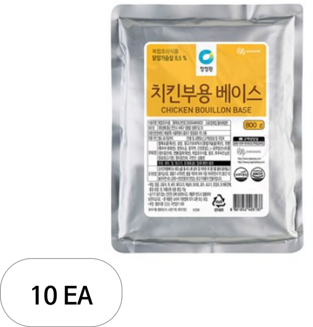 대상 청정원 치킨부용 베이스, 10개, 800g