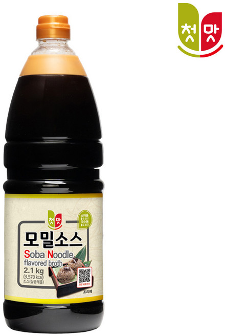 첫맛 모밀소스, 2.1kg, 1개