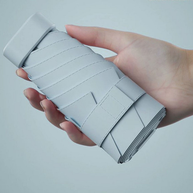 안나네 초소형 5단 접이식 양산 우산 겸용/UPF50+자외선차단/포켓사이즈 15CM