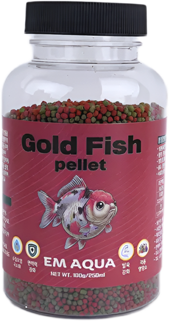 소형 금붕어 밥 전용사료 오란다 먹이, 1개, 250ml