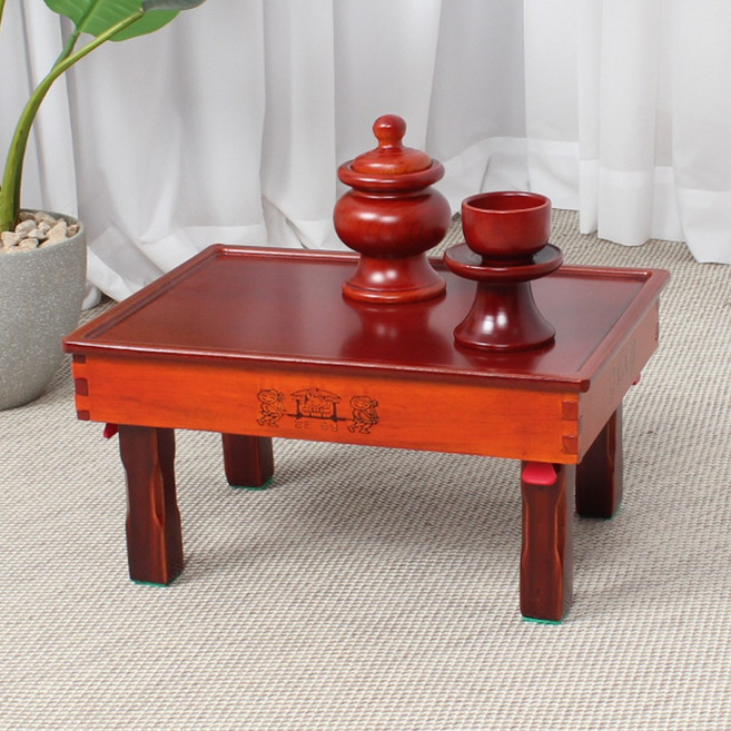 남도공예 유전 접이식 밥상 450 x 330 x 220 ( 향로상 ), 혼합색상