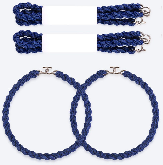 [4PCS] 베이직 군인 고무링 RB001 2Px2SET - 군인 케이블 장비 가방 캠핑 정리 멀티 밴드