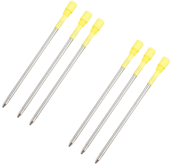 키미블랑 보석볼펜 호환 리필심, 3개, 블루블랙세트