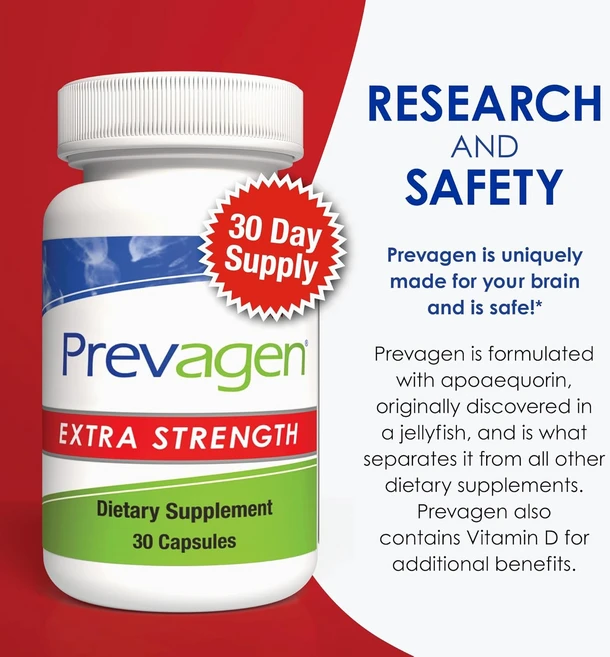 프리바겐 익스트라 스트렝스 20mg Prevagen Extra Strength, 1개, 기본, 30정 - 쿠팡