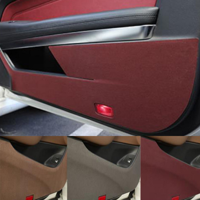 카마루 샤무드 햇빛가리개 자동차 도어커버 기스방지, A4 B9 (16~현재), 버건디