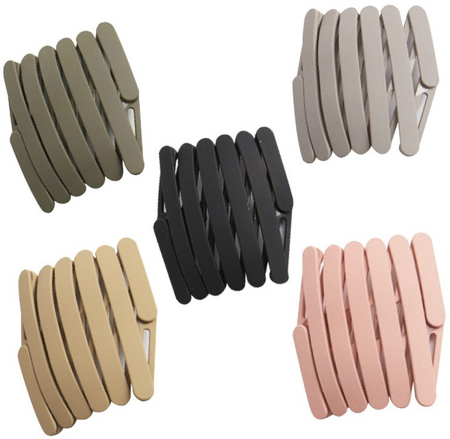 可伸縮髮箍 霧棕 固定劉海 摺疊髮箍 洗臉髮箍 髮帶 髮飾 髮圈 簡約髮箍