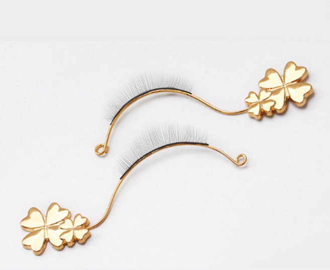 가짜 속눈썹 디스플레이 보드 10 쌍 효과 전시 도구 자석 랙, 01 Wearing device 1 PCS