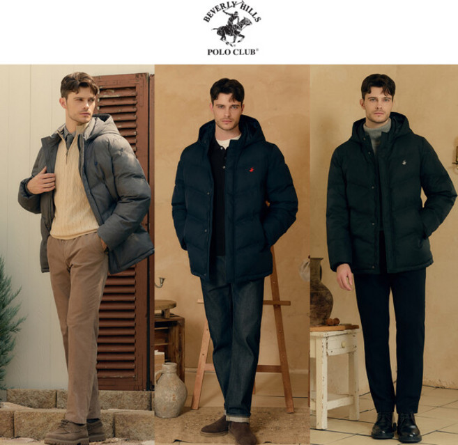 비버리힐즈폴로클럽 25FW 남성 카치오네 푸퍼 패딩 1종