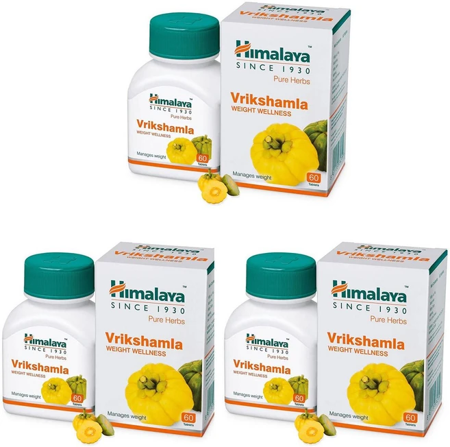 인도정품 히말라야 브릭삼라 Vrikshamla - 60정(3팩) 가르시니아 캄보지아, 60정, 3개 - 쿠팡