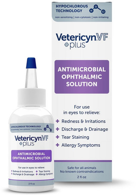 베테리신 미국수의사전용 강아지 고양이 결막염 눈충혈 눈꼽 눈염증 눈물자국 영양제 항균 효과 입증, 1개, 59ml