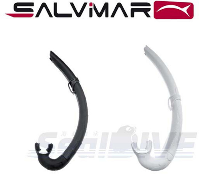 海豹潛水 義大利 SALVIMAR BITE AIR 呼吸管 自由潛水專用, 白色