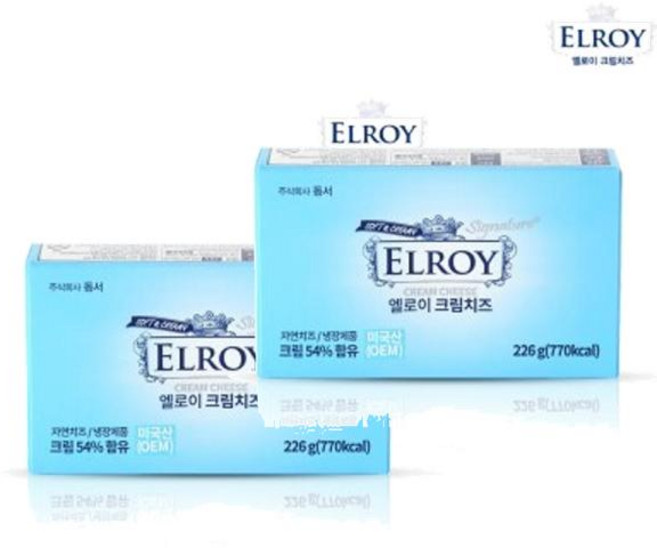 엘로이 크림치즈, 226g, 2개