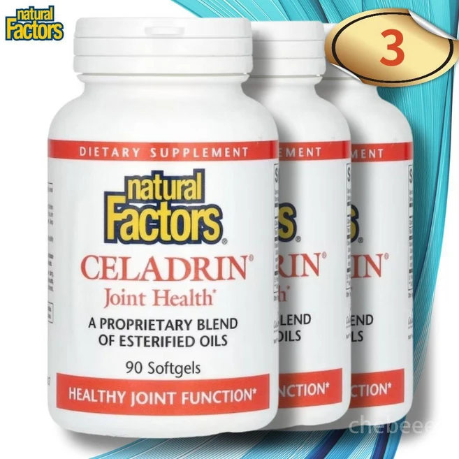 내추럴팩터스 셀라드린 조인트 헬스 90정 3병 Celadrin - 쿠팡