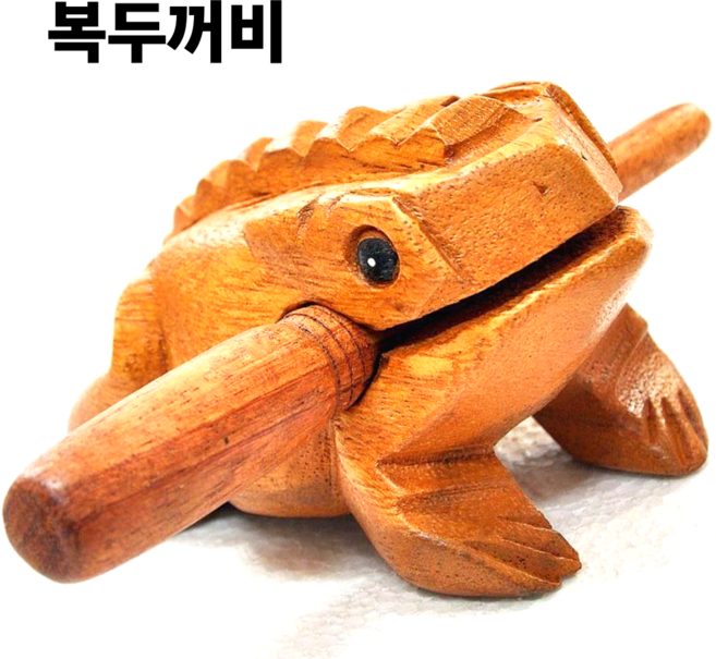 두꺼비 목탁 개구리 나무 불교 공예 인테리어 장식품 집들이 개업 선물
