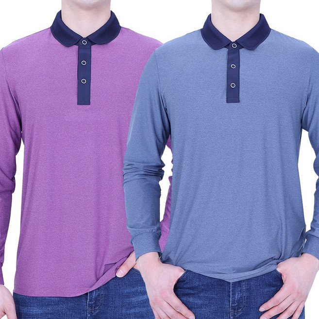 빌리언즈 티셔츠 여름긴팔티 카라 2개 빅사이즈