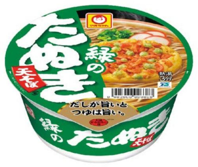 마루 짱 초록의 타누키 텐소바(서쪽) 96g×12개, 사이즈