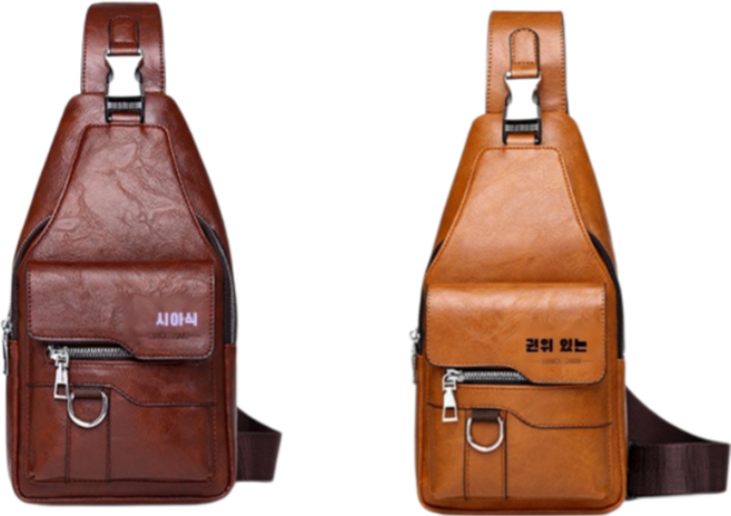 COVANK 남성용 대용량 방수 슬링백 방수 남성 크로스백 일상용 남성 가슴백 내마모성