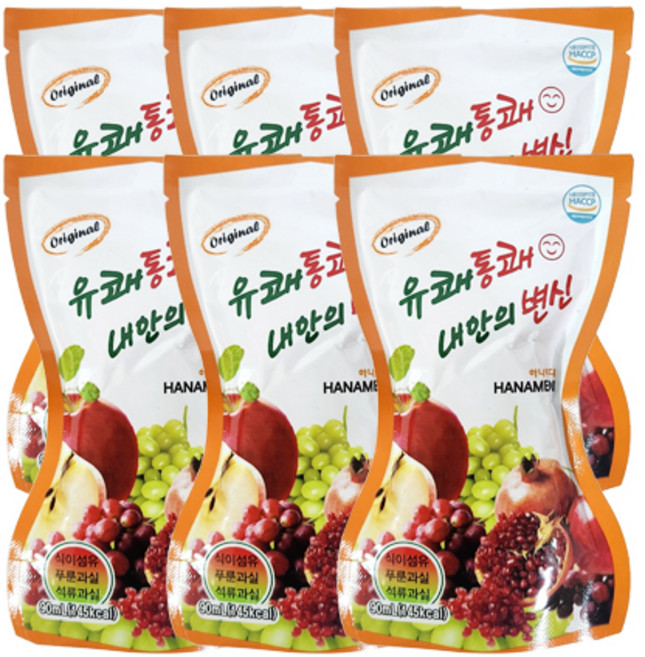 유쾌통쾌 내안의변신 파우치, 90ml, 6포