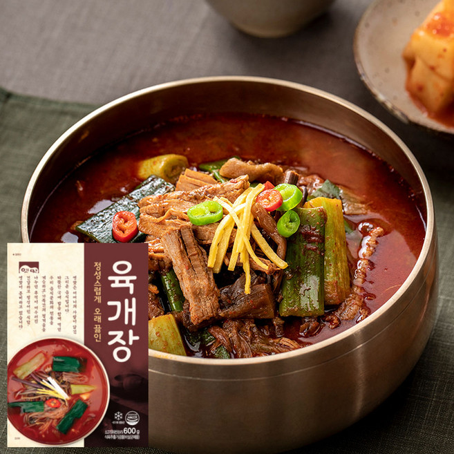 고향식품 옛맛 육개장 600g 국내산 소고기 간편식 즉석식품 캠핑요리, 5개