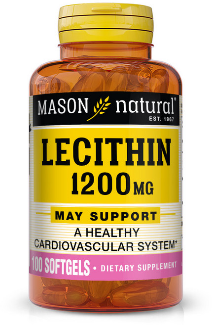 매이슨네츄럴스 레시틴 1200mg 소프트젤 글루텐 프리, 100정, 1개