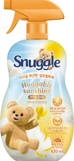 스너글 섬유탈취제 허거블 선샤인 본품, 470ml, 1개 - 쿠팡