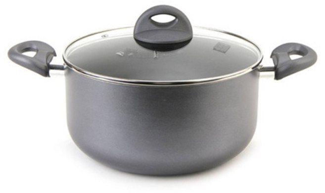 키친플라워 인덕션 세라믹 냄비양수냄비 스텐 찌개 전골 라면 24cm, 1개, 단품