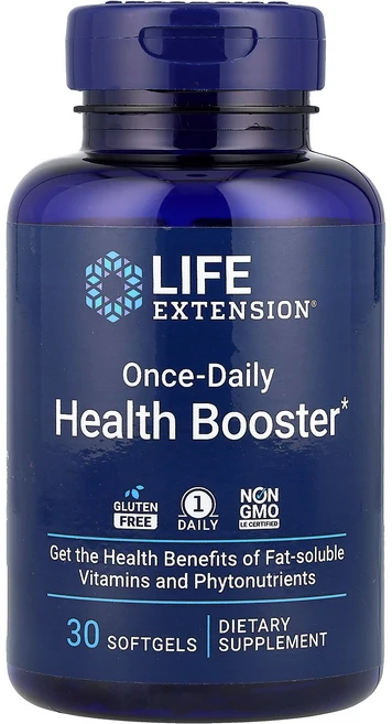 라이프익스텐션 Life Extension Once-Daily Health Booster 30 Softgels, 30 Count, 1개, 30정 - 쿠팡