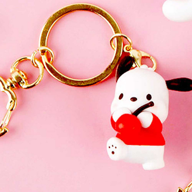 산리오 달콤소다 컵 피규어 키링 포차코