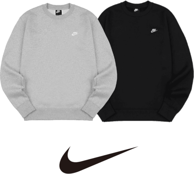 나이키 CLUB 스우시 맨투맨