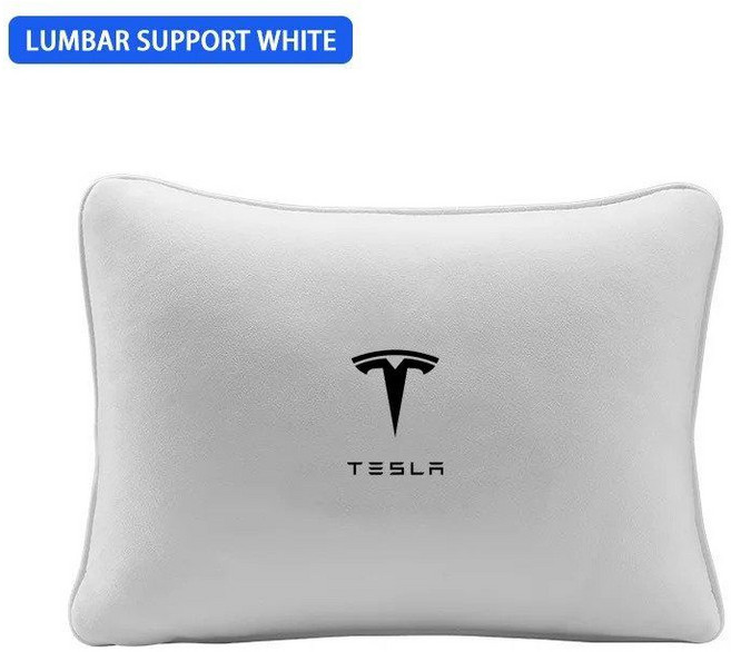 모델 Y 주니퍼 퍼포먼스 3 하이랜드 인테리어 S 시트 백 쿠션 개로우 2025 2024 2023 2022 2021 2020 2019 키 커버 로고 스티커 바디 키트, waist pillow white