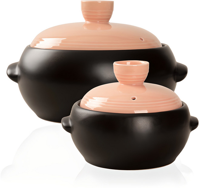 Happy Jung 韓國 Direct Fired Dome Dtukbaegi 2 件套, 1組, 1號(14.2cm)+3號(18.6cm)