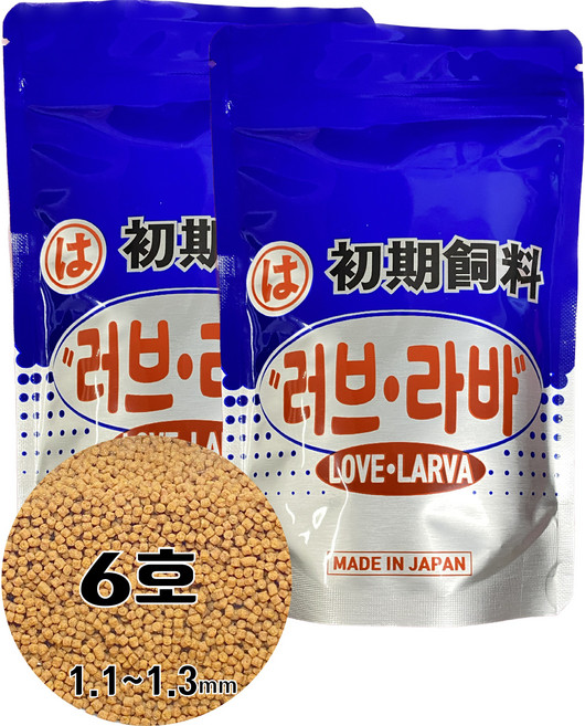 러브라바6호 잘먹는 금붕어사료 100g 2개