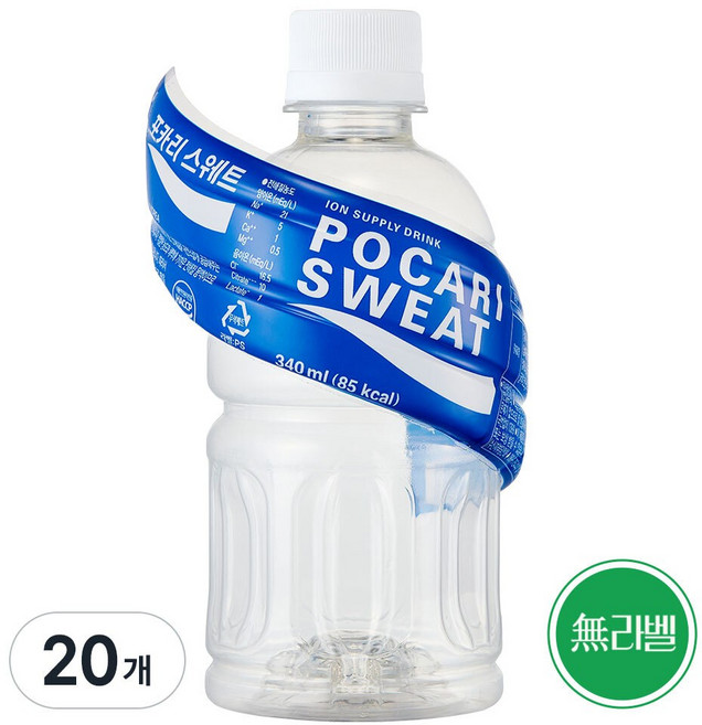 동아오츠카 포카리스웨트 340mlx20개 이온음료, 340ml, 20개