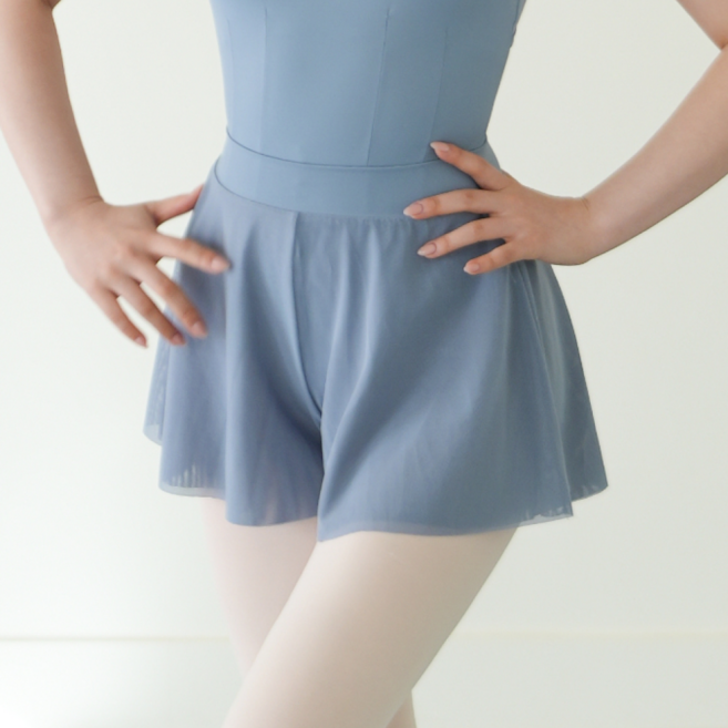 이이엘댄스 메쉬 발레쇼츠 성인 발레복 바지 발레 반바지