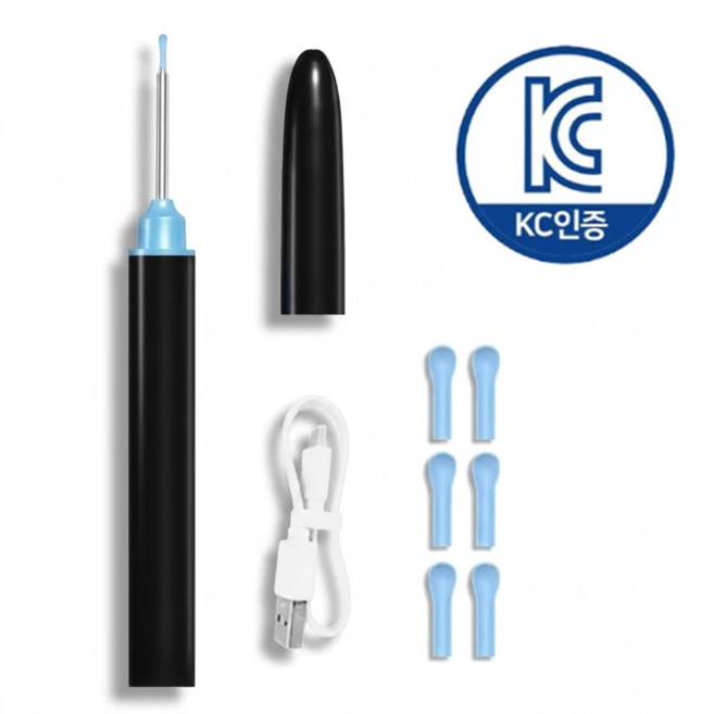 하루공방 초고화질 내시경 귀이개, 1개입, 1개 - 쿠팡