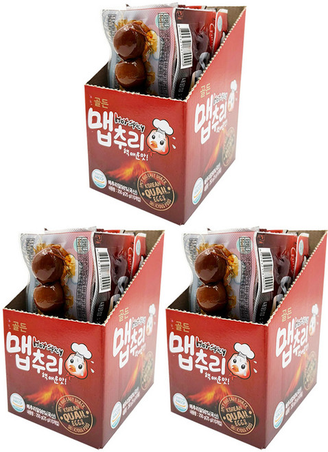 골든 맵추리 핵매운맛 250g (박스), 25g, 30개