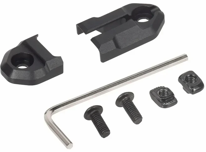 슈어파이어 M300 Mlok 압력 원격 스위치 테이프 마운트 플레이트 12개 키트 5개 BCM 5.5인치 Keymod 레일, 04 B M-Lok Keymod(BK)