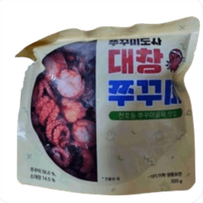 대창 쭈꾸미볶음, 4개, 320g